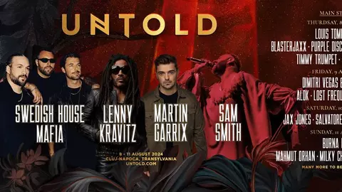 Astăzi începe UNTOLD: iată programul pe zile al festivalului