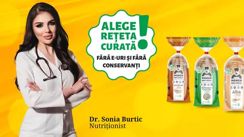 Manea Brutarul, pâinea cu etichetă curată și 52% maia adevǎratǎ a intrat şi în Kaufland