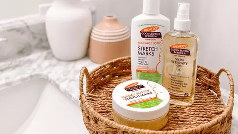 Brandul american Palmer’s oferă o linie completă de creme, loțiuni, balsamuri de buze, săpunuri, uleiuri de corp și formule solide originale
