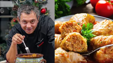 Rețeta de sarmale a lui chef Sorin Bontea. Ce pune în sarmale pentru a le da cel mai bun gust. A dezvăluit chiar el ingredientul secret