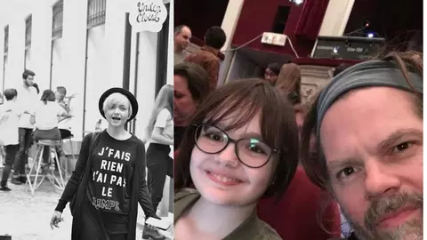 Imagine rară cu Florin Piersic Jr. și fiica lui, Sonia, în vârstă de aproape 19 ani. „Este un geniu”