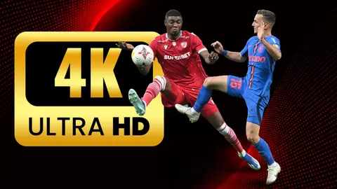 Premieră în România: Un meci din Superliga va fi transmis în format 4K
