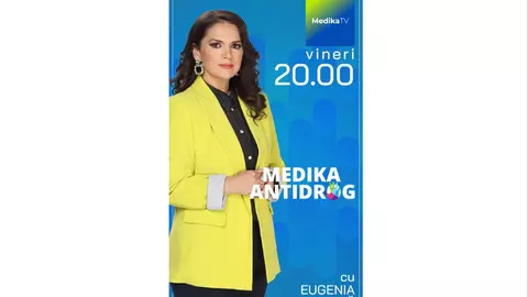 Medika Antidrog, cea mai nouă emisiune de la Medika TV, este prezentată de Eugenia Foarfecă