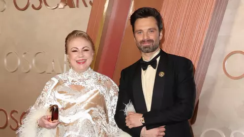 Sebastian Stan, apariție rară cu mama lui la Oscar 2025. Declarația neașteptată făcută de Georgeta Orlovschi despre fiul ei pe covorul roșu