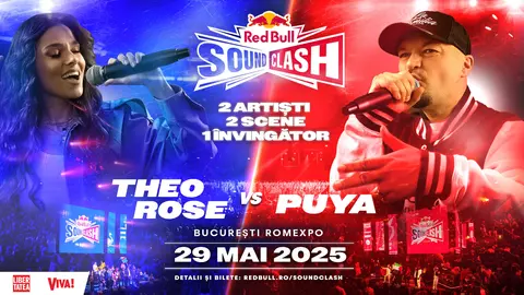 Theo Rose vs. Puya: duelul care aprinde scena la Red Bull SoundClash 2025