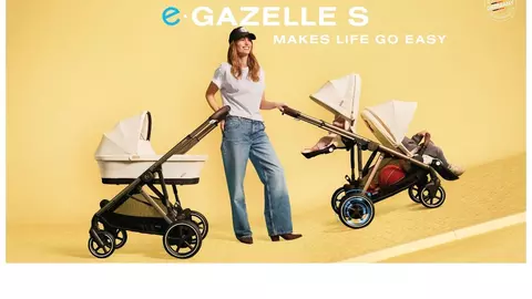 Cu CYBEX E-GAZELLE viața părinților devine mult mai ușoară