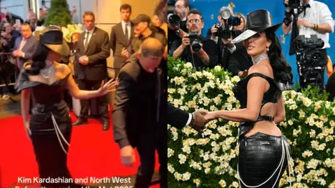 Kim Kardashian, scandal cu agentul ei de securitate, după ce acesta i-a călcat pe rochie înainte de Met Gala 2025. Ce i-a zis bodyguardului