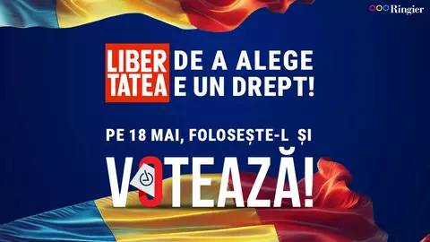 Libertatea de a alege e un drept! Pe 18 mai, folosește-l și votează!