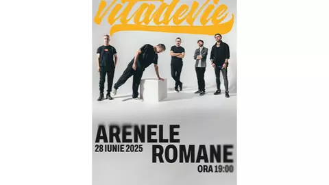 Vița de Vie live pe scena de la Arenele Romane cu un show special de varăSâmbătă, 28 iunie 2025 | Ora 19:00 | București