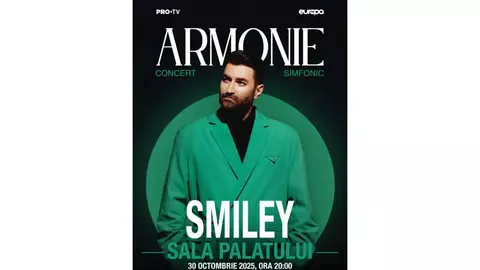 Smiley anunță concertul-eveniment „ARMONIE”, o experiență imersivă alături de o orchestră simfonică formată din 45 de muzicieni