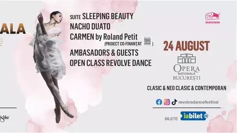 A cincisprezecea ediţie Revolve Dance aduce în “Stars Gala” mari nume ale baletului mondial la Opera Naţională din București pe 24 august