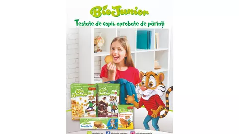 Bio Junior aduce gustări sănătoase și distractive pentru zile pline de energie
