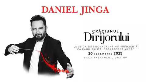 „Crăciunul Dirijorului” cu Daniel Jinga, un eveniment-simbol care regândește magia sărbătorilor prin artă și inovație
