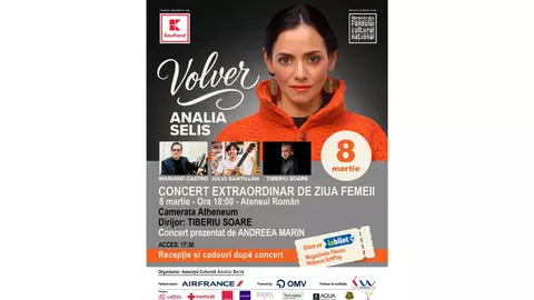 Turneul Național „Volver” se încheie într-o notă strălucitoare, cu un eveniment special dedicat Zilei Internaționale a Femeii, pe 8 Martie, la Ateneul Român din București
