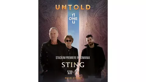 STING, legenda care a inspirat generații întregi, ajunge la UNTOLD 2026