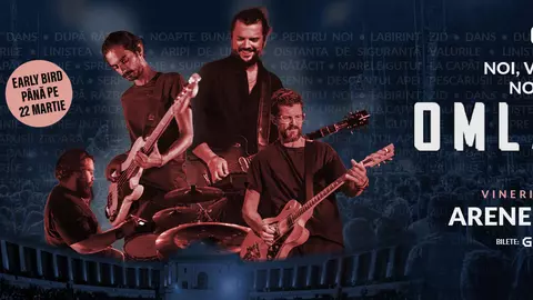 Om la lună anunță marele concert ‘Noi, Voi, Noi toți – Noi suntem om la lună’ – vineri 3 iulie 2026, Arenele Romane, București