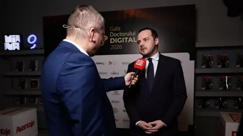 Ministrul Sănătății Alexandru Rogobete vorbește despre revoluția digitală în sănătate, la Gala Doctorului Digital. Românii vor avea acces online la dosarul lor medical