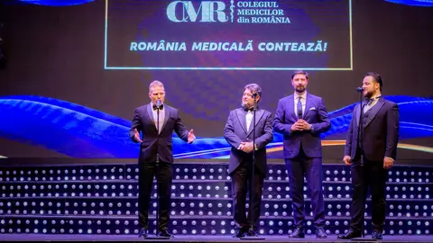 Tenorul ŞTEFAN von KORCH la Gala Colegiului Medicilor din România