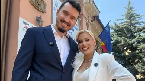 Anisia Gafton și Florin Serghei s-au căsătorit! Cum a arătat graviduța la cununia civilă