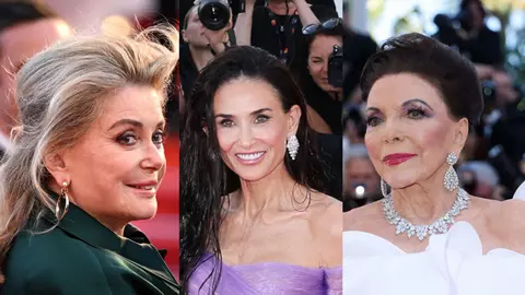 10 dive legendare, lecție de stil la Cannes 2026. Catherine Deneuve, Jane Fonda și Joan Collins, eleganță fără vârstă