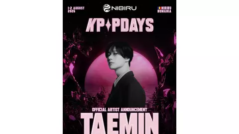 TAEMIN, unul dintre cele mai mari nume ale K-pop-ului mondial, confirmat la K-POP Days NIBIRU