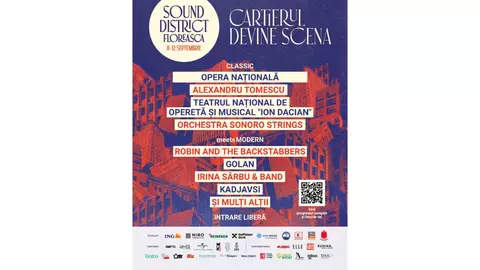 Peste 400 de artiști și 40 de concerte transformă Floreasca într-o scenă urbană pe 11 și 12 septembrie