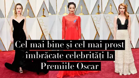 Cel mai bine si cel mai prost imbracate celebritati la Premiile Oscar (VIDEO)