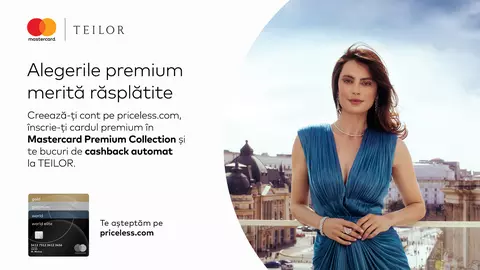 Definește-ți stilul cu bijuteriile TEILOR din colecția Pure Diamonds, iar Mastercard îți oferă avantaje premium!