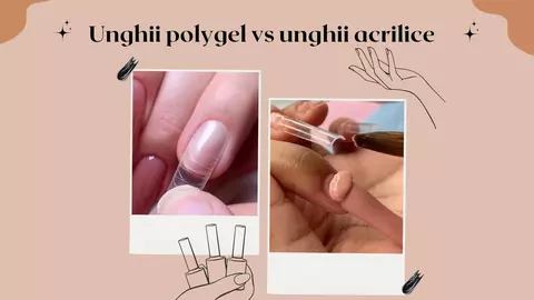 Unghii polygel vs unghii acrilice