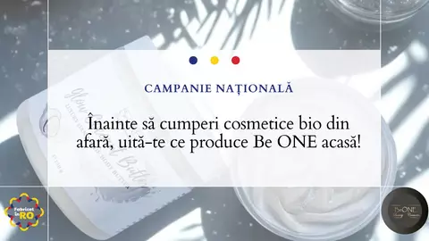 Înainte să cumperi cosmetice bio din afară, uită-te ce produce Be ONE acasă!
