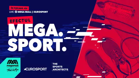 (P) Mega Mall lansează „Efectul Mega.Sport.”, o emisiune online despre poveștile de viață ale unor atleți remarcabili