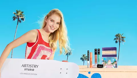 (P) Descoperă noua colecție Artistry Studio Los Angeles Edition inspirată de vibe-ul orașului viselor.