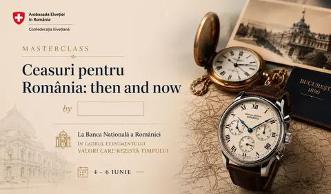 Masterclass Kultho în cadrul expoziției "Valori care rezistă timpului": cum a evoluat orologeria în cei 115 ani de relații România–Elveția