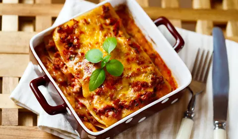 Lasagna delicioasa, dupa reteta lui Jamie Oliver