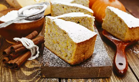 Prajitura cu scortisoara si zahar pudra