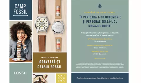 (P) Graveaza-ti ceasul Fossil