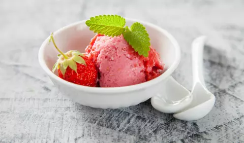 Sorbet de capsuni