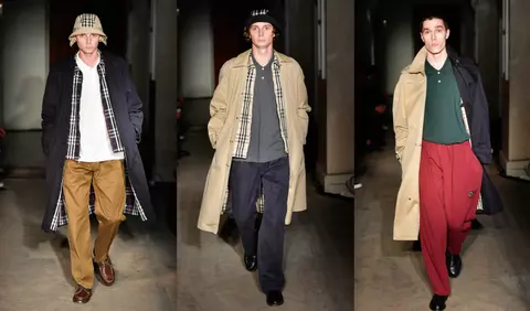 Burberry anunta o noua colaborare cu Gosha Rubchinskiy pentru noua colectie pentru barbati