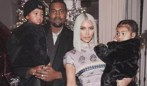 Primele imagini cu Chicago West, fiica lui Kim Kardashian și Kanye West