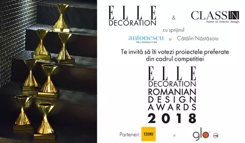 Elle Decoration Romanian Design Awards: susțineți designerii români și acasă!