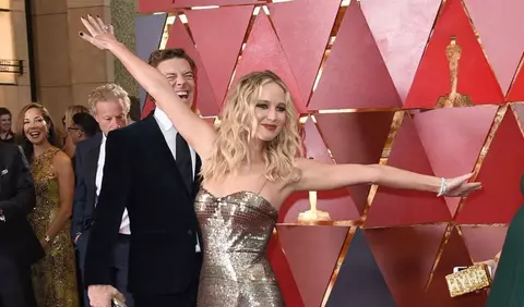 Și vedeta care s-a distrat cel mai bine la Premiile Oscar 2018 este… Jennifer Lawrence!