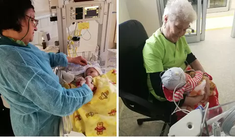 Cine nu are bătrâni, să-și cumpere: povestea bunicilor care oferă dragoste necondiționată copiilor bolnavi