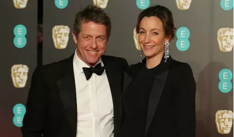 Hugh Grant și Anna Eberstein s-au căsătorit