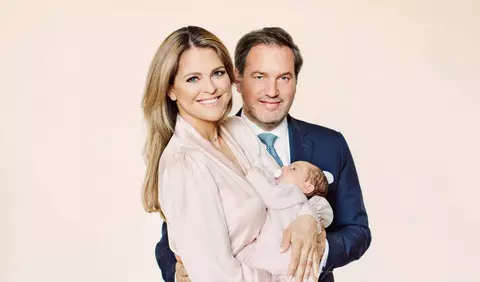 Portretele oficiale de la botezul Prințesei Adrienne din Suedia sunt superbe