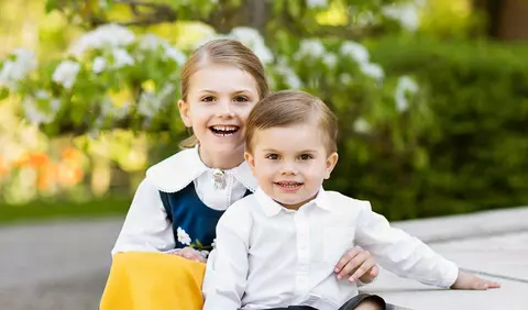 Prințesa Estelle a Suediei arată absolut adorabil în prima ei zi de școală