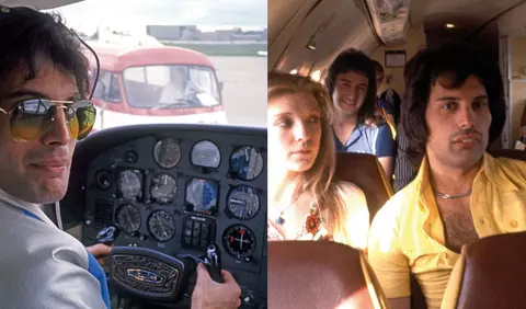 Imagini nemaivăzute până acum cu Freddie Mercury și trupa Queen