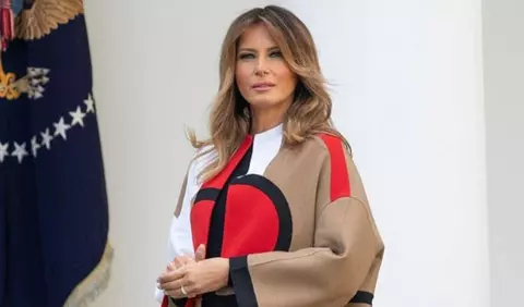 Melania Trump a ales o ținută neobișnuită pentru un eveniment dedicat Zilei Recunoștinței, iar reacția publicului a fost pe măsură
