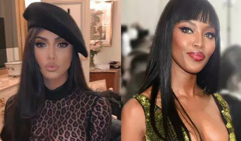 Kim Kardashian răspunde acuzațiilor de plagiere a ținutelor de podium purtate de Naomi Campbell