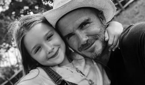David Beckham a participat la un meci de fotbal alături de fiica sa, iar imaginile sunt adorabile