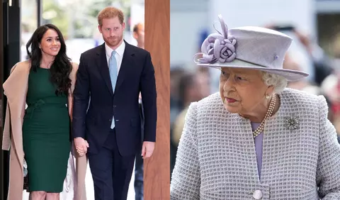 Schimbarea neașteptată făcută de Regina Elisabeta a II-a în privința fotografiei Prințului Harry cu Meghan Markle